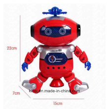 Música de baile parpadeante inteligentes Niños Bebé Spaceman Plastic Robot Toy